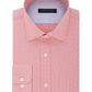 Tommy Hilfiger Men's Athletic-Fit Moisture-Wicking Flex Performance Dress Shirt Red Size 16.5X34-35