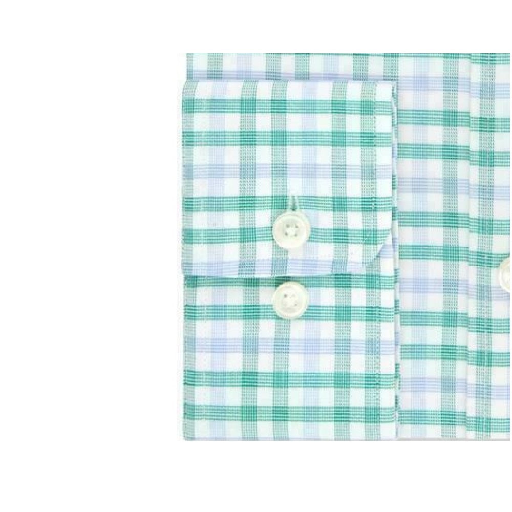 Tommy Hilfiger Men's Athletic-Fit Check Dress Shirt Lime Size 17.5x34-35
