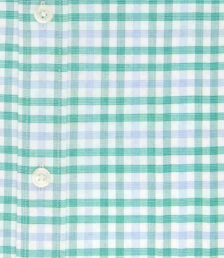 Tommy Hilfiger Men's Athletic-Fit Check Dress Shirt Lime Size 17.5x34-35