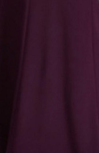 Ralph Lauren Women's Purple Velvet Short Sleeve V Neck Full-Length Fit Flare Formal Dress Purple Size 4