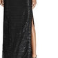 Ralph Lauren Women's Sequin Evening Gown Black Size 8