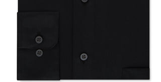 Arrow Men's Classic-Fit Non-Iron Dress Shirt Black Size 15-15.5x32-33