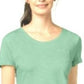 Style & Co Women's Petite V-Neck Pocket T-Shirt Sweet Mint Size Medium