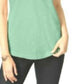 Style & Co Women's Petite V-Neck Pocket T-Shirt Sweet Mint Size Medium