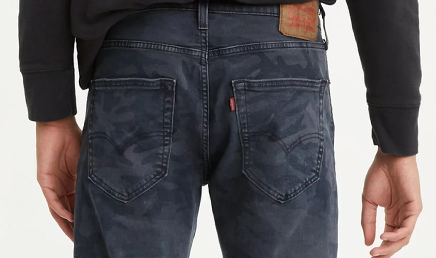 Levi's Men's 512 Slim Taper performance camo jeans Blue Size 36X32