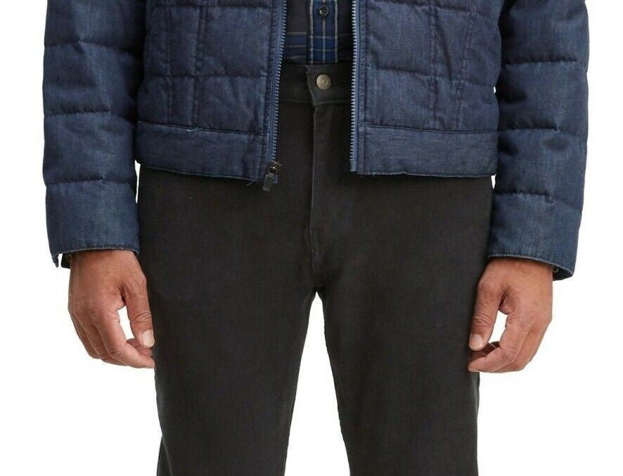 Levi's Men's 502 Taper Corduroy Pants Black Size 29X32