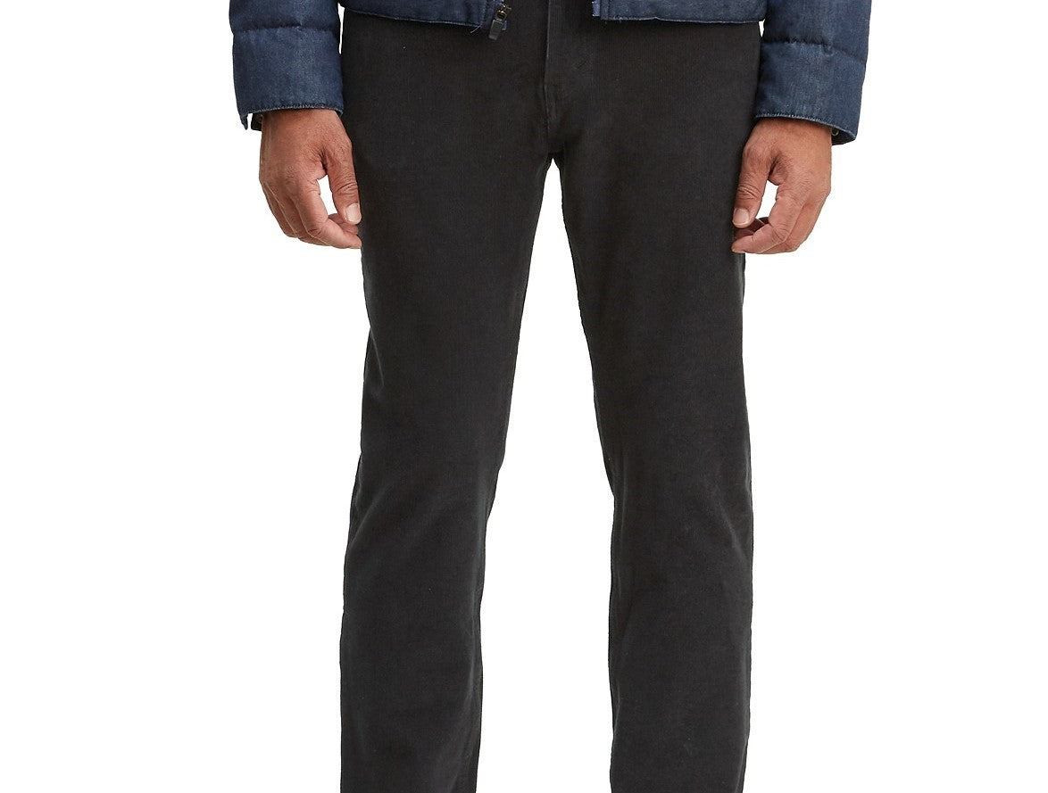 Levi's Men's 502 Taper Corduroy Pants Black Size 31X30