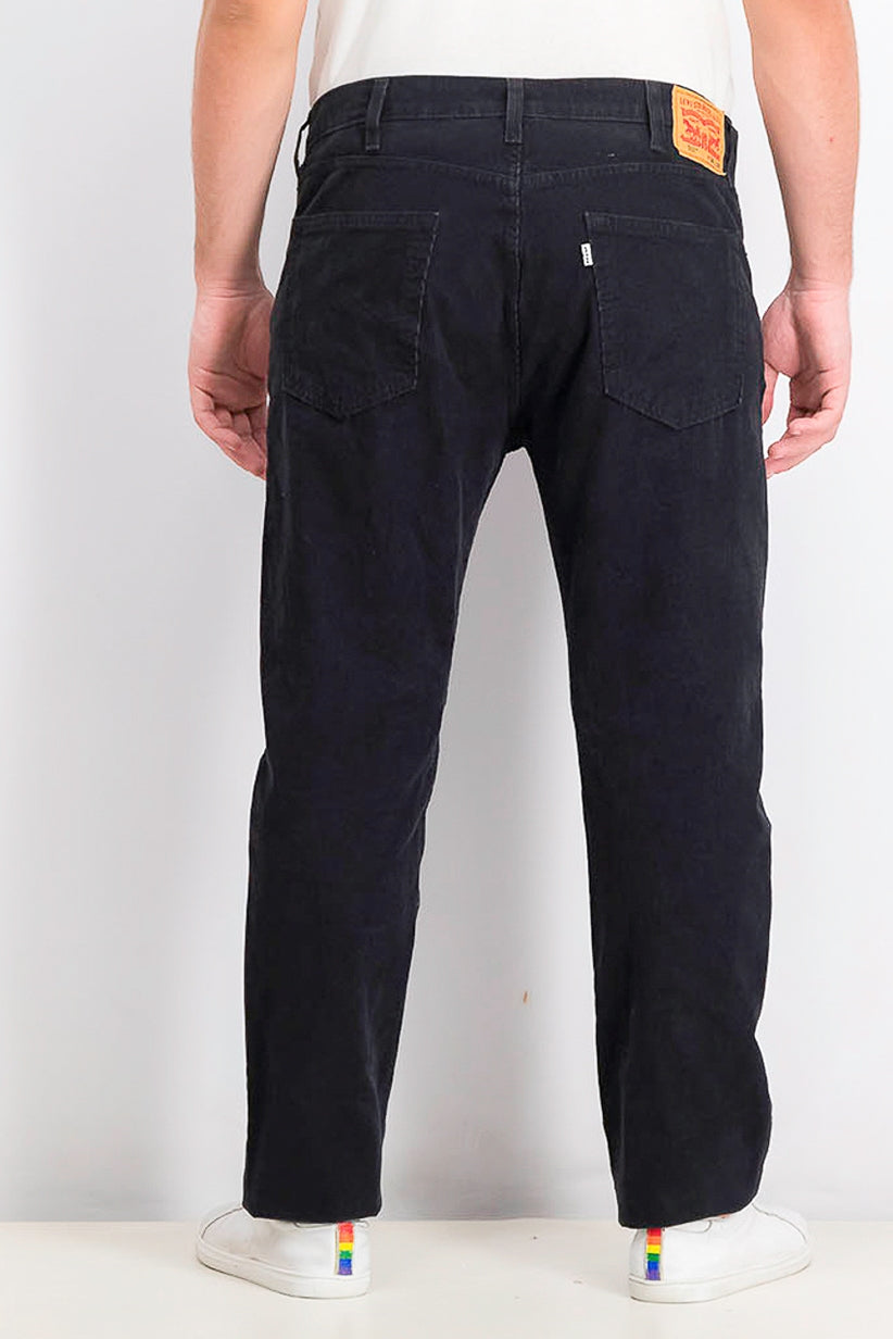Levi's Men's 502 Taper Corduroy Pants Black Size 32X34