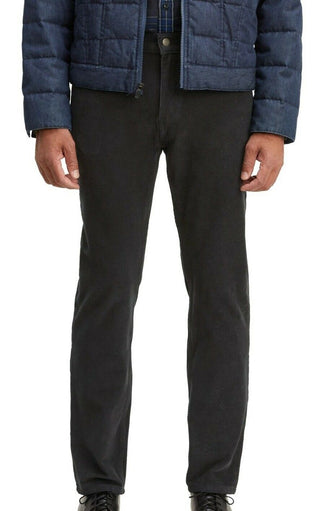 Levi's Men's 502 Taper Corduroy Pants Black Size 36x30