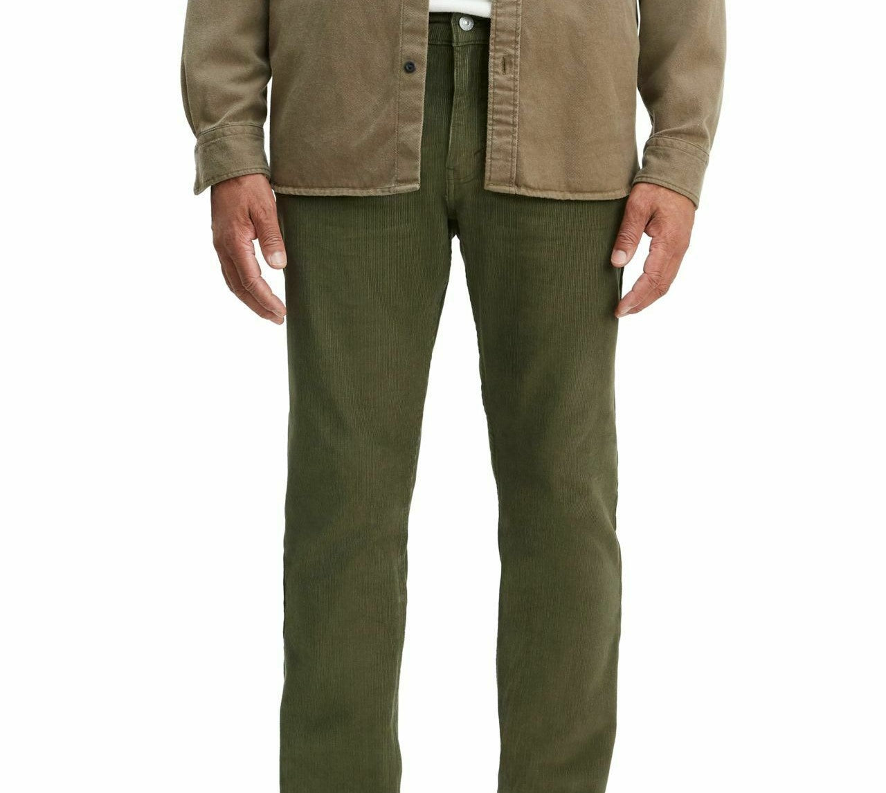 Levi's Men's 502 Taper Corduroy Pants Green Size 38X30