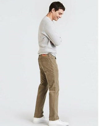 Levi's Men's 502 Taper Corduroy Pants Brown Size 31X30