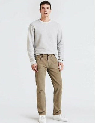 Levi's Men's 502 Taper Corduroy Pants Brown Size 31X30