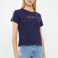 Levi's Women's Graphic Surf Tee Purple Size Medium