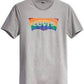 Levi's Women's Cotton Rainbow Logo Graphic T-Shirt Gray Size Large