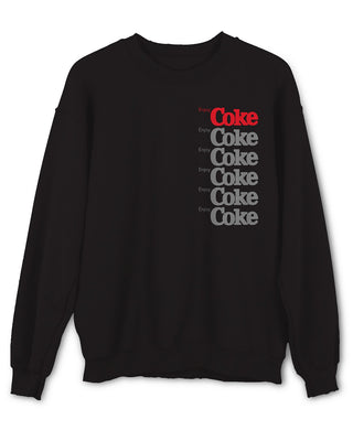 Coke Men's Graphic Sweatshirt Black Size Small