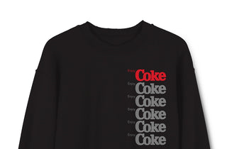 Coke Men's Graphic Sweatshirt Black Size Small