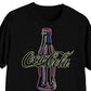 Neon Coca Cola Men's Graphic T-Shirt Black Size Extra Large
