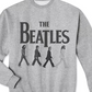 Hybrid Men's Beatles Abbey Road Graphic Sweatshirt Gray Size X-Large