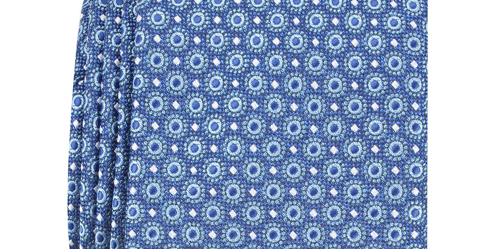 Perry Ellis Men's Bratton Classic Neat Tie Blue Regular