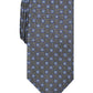 Perry Ellis Men's Charcoal Kilton Neat Geometric Neck Tie Silk  Charcoal Size Regular