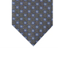 Perry Ellis Men's Charcoal Kilton Neat Geometric Neck Tie Silk  Charcoal Size Regular