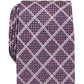 Perry Ellis Men's Edale Grid Silk Tie Red Size Regular