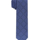 Perry Ellis Men's Burr Classic Geo Grid Tie Navy Size Regular