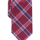 Perry Ellis Men's Dover Plaid Tie Med Purple Size Regular