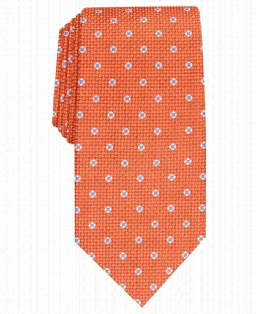 Perry Ellis Men's Howland Neat Tie Orange Size Regular
