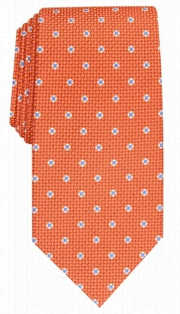 Perry Ellis Men's Howland Neat Tie Orange Size Regular
