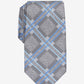 Perry Ellis Men's Denner Classic Plaid Tie Gray Size Regular