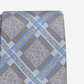 Perry Ellis Men's Denner Classic Plaid Tie Gray Size Regular