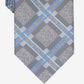 Perry Ellis Men's Denner Classic Plaid Tie Gray Size Regular