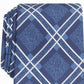 Perry Ellis Men's Denner Classic Plaid Tie Navy Size Regular