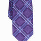 Perry Ellis Men's Denner Classic Plaid Tie Purple Size Regular