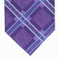 Perry Ellis Men's Denner Classic Plaid Tie Purple Size Regular