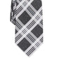 Perry Ellis Men's Duxbury Plaid Tie Black Size Regular