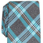 Perry Ellis Men's Duxbury Plaid Tie Black Size Regular