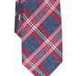 Perry Ellis Men's Duxbury Plaid Tie Red Size Regular