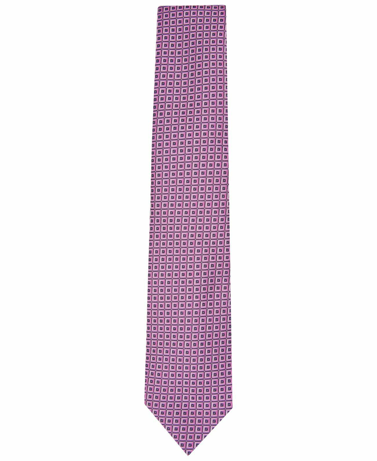 Perry Ellis Men's Seymour Neat Tie Pink Size Regular