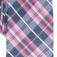 Perry Ellis Men's Dever Classic Plaid Tie Med Purple Size Regular