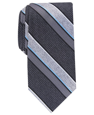 Perry Ellis Men's Payson Stripe Tie Navy Size Regular