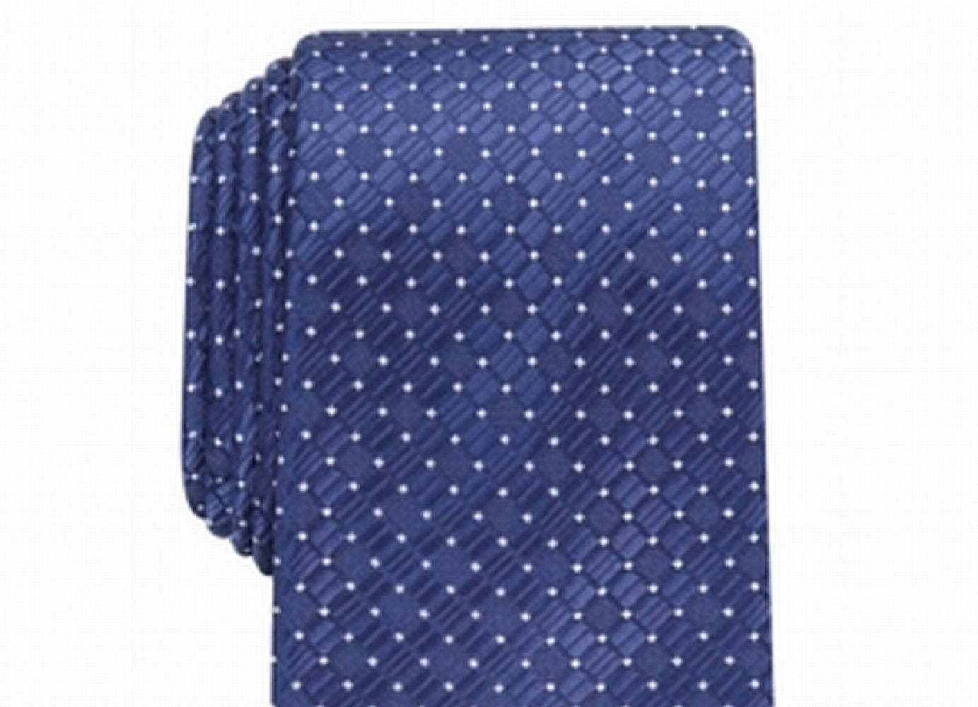 Perry Ellis Men's Kimball Micro-Dot Tie Navy Size Regular