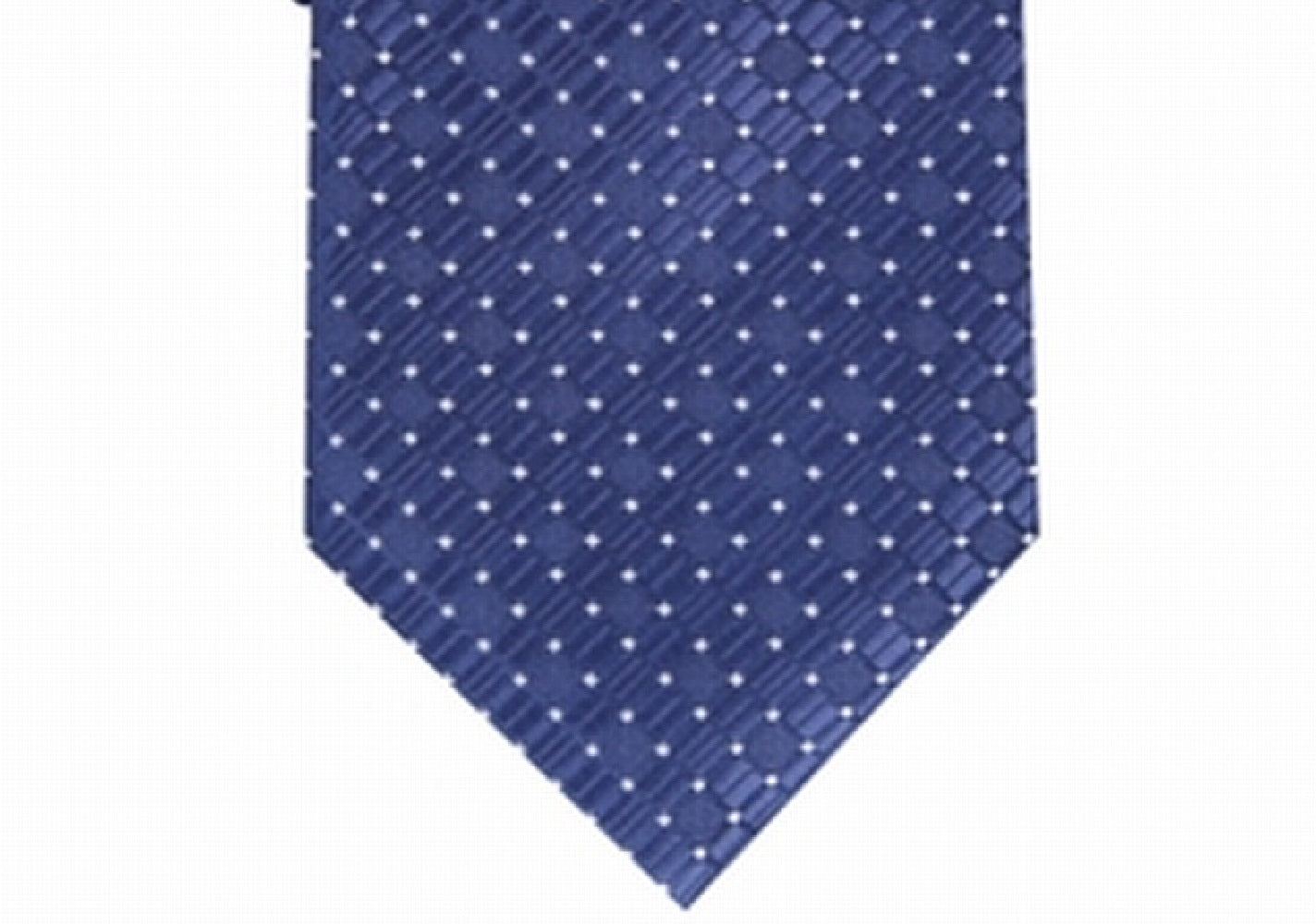 Perry Ellis Men's Kimball Micro-Dot Tie Navy Size Regular