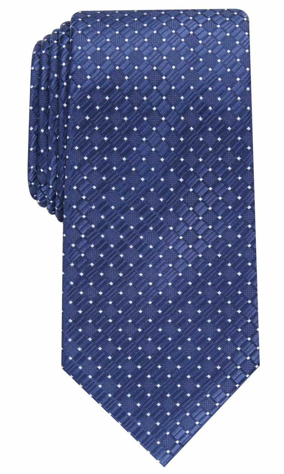 Perry Ellis Men's Kimball Micro-Dot Tie Navy Size Regular