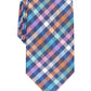 Perry Ellis Men's Maybury Classic Plaid Tie Navy Size Regular