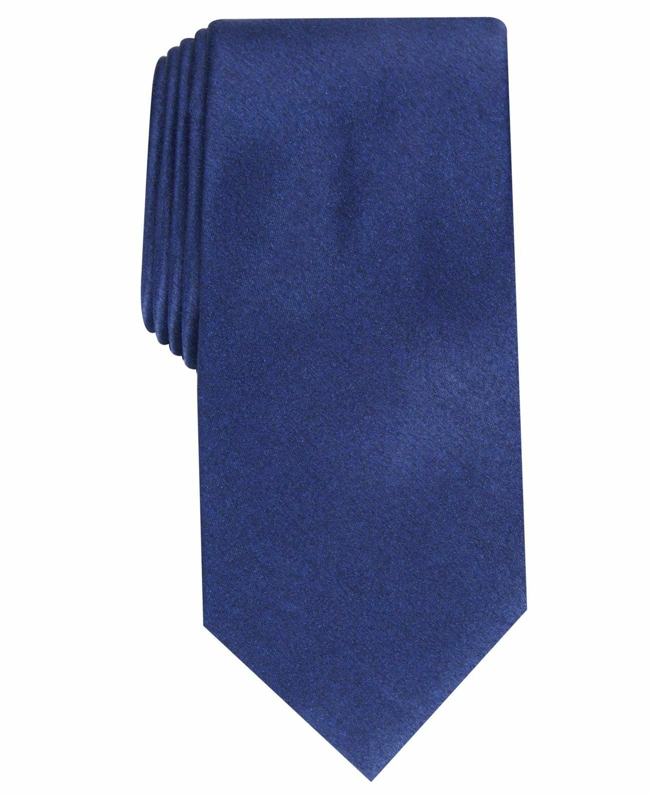 Perry Ellis Men's Vandorn Metallic Solid Tie Navy Size Regular