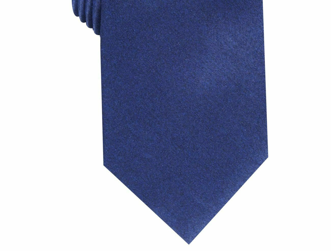 Perry Ellis Men's Vandorn Metallic Solid Tie Navy Size Regular