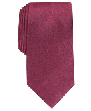 Perry Ellis Men's Vandorn Metallic Solid Tie Pink Size Regular