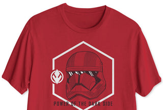 Power Of The Dark Side Men's T-Shirt Red Size Small